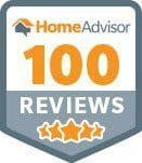 Home Advisor 100 Reviews Award
