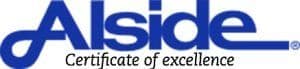 alside logo transparent simple certificate excellence